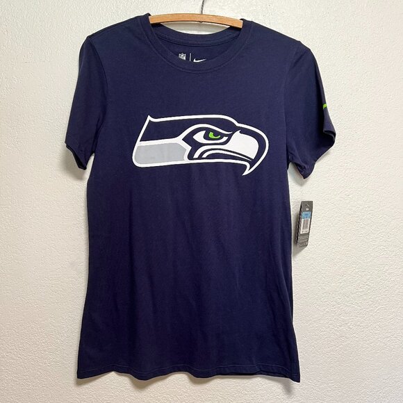 NWT Nike Seahawks NFL Short Sleeve Tee Shirt‎ Women's Size M - Picture 1 of 7